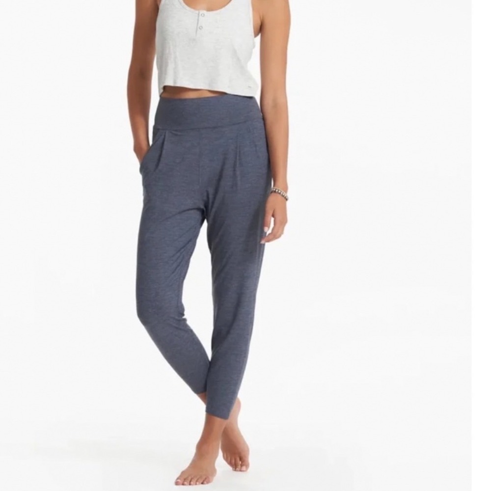 Vuori Lux Harem Pants In Blue Size Medium